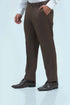 Veshbhoshaa Bluebird Men'S Coffee Formal Trousers